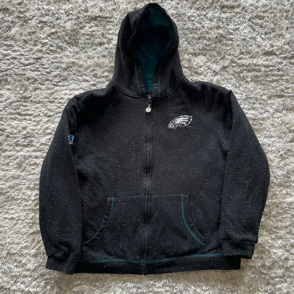 Pro Line Philadelphia Eagles Hoodie Jacket Sherpa Lined NFL Unisex Size XL
